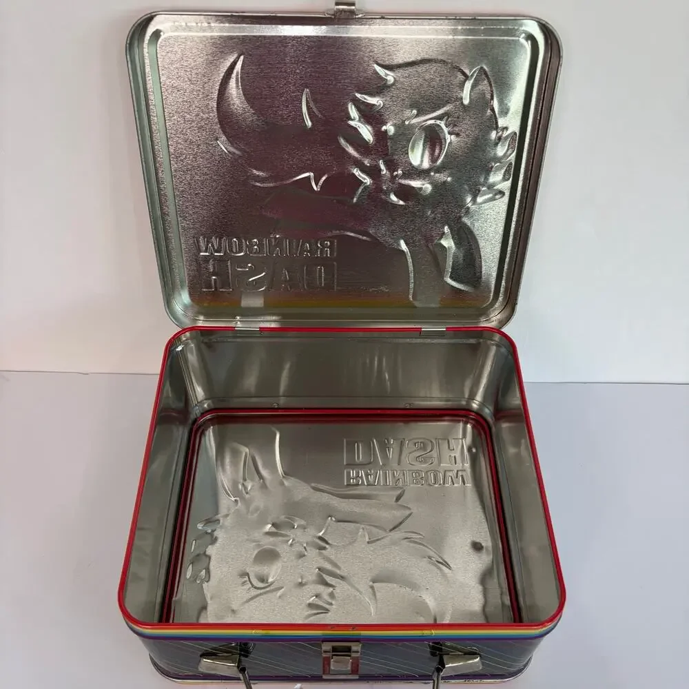 MLP G4 My Little Pony Loungefly Rainbow Dash Tin Metal Storage Lunch Box